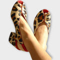 Valeria | Sandals with Leopard Print and Heels