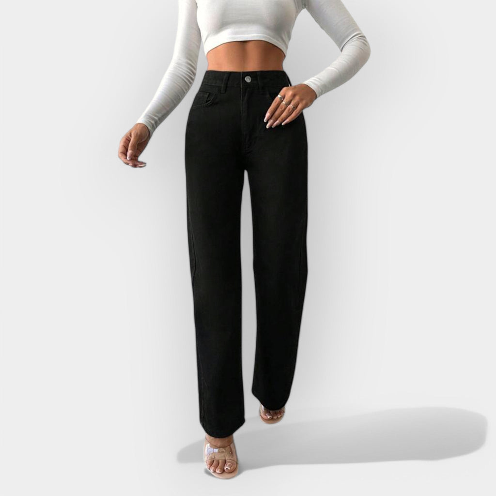 Celine | High-Waisted Trousers with Wide Legs