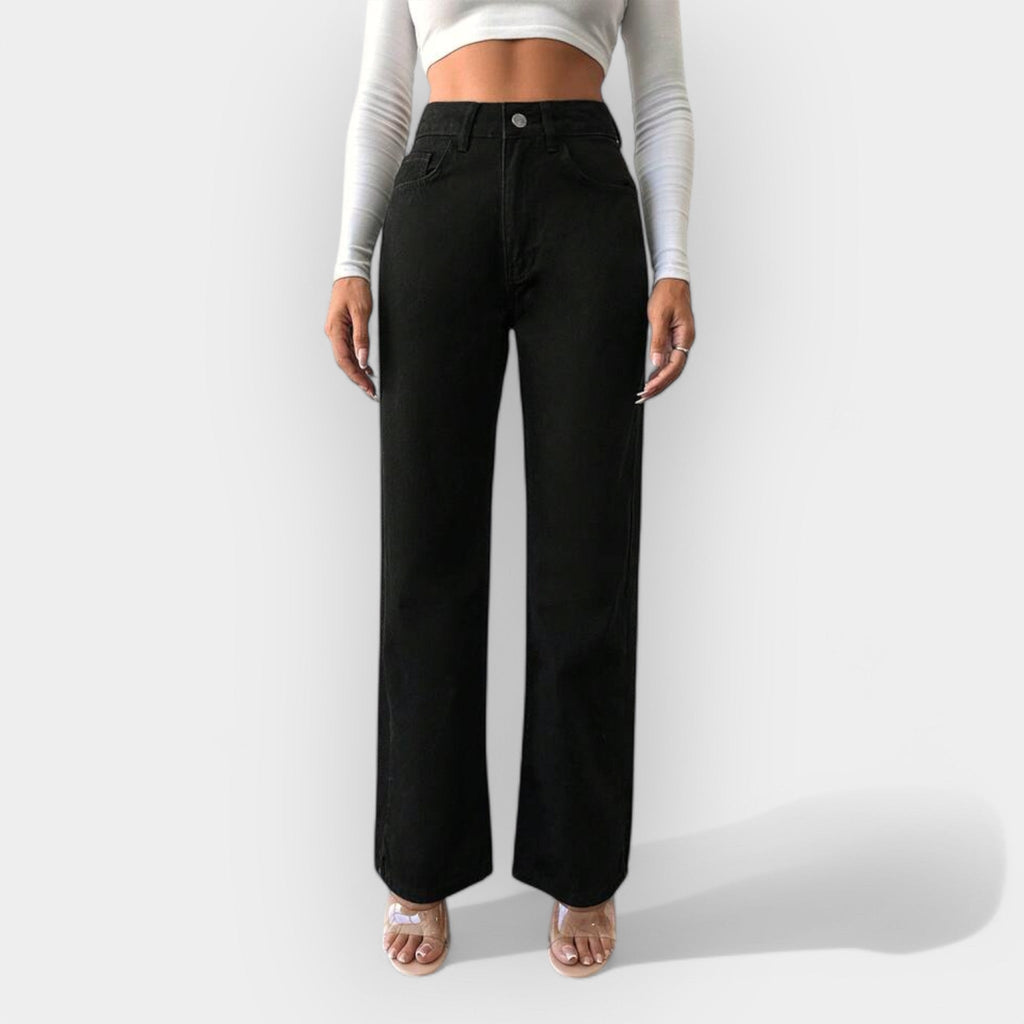Celine | High-Waisted Trousers with Wide Legs