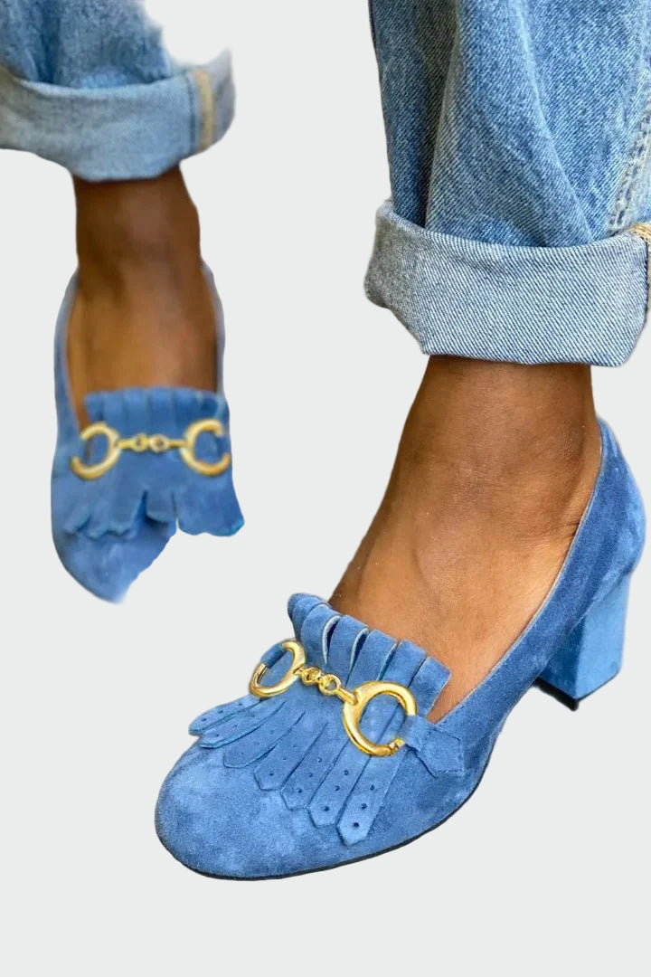 Amina | Stylish Shoes with a Golden Buckle