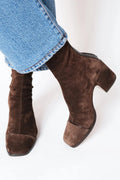 Iza - Square-Toed and Heeled Women's Shoes