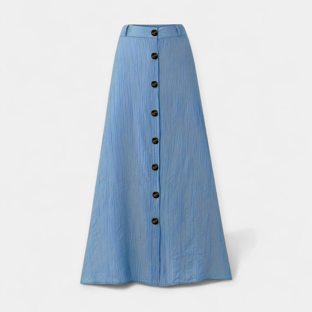Alicia | Sheer Midi Skirt with Torn Detail