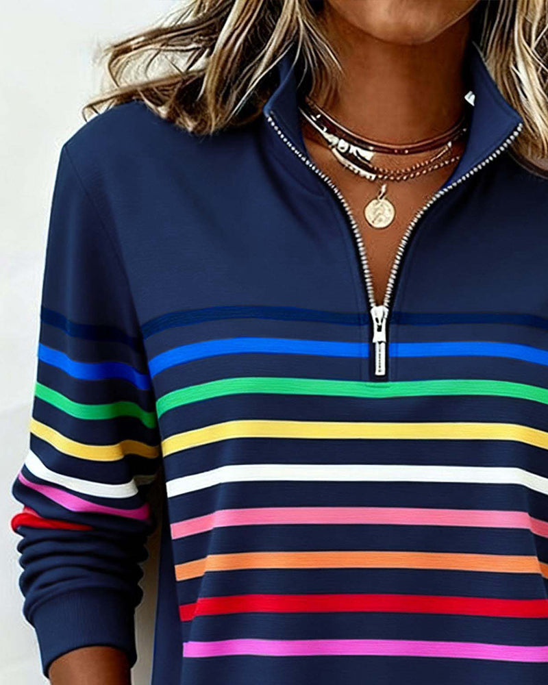 Uschi | Elegant Jumper with Quarter Zip