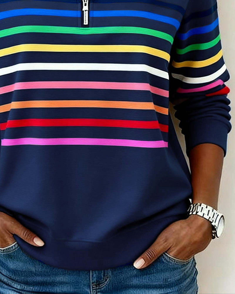 Uschi | Elegant Jumper with Quarter Zip