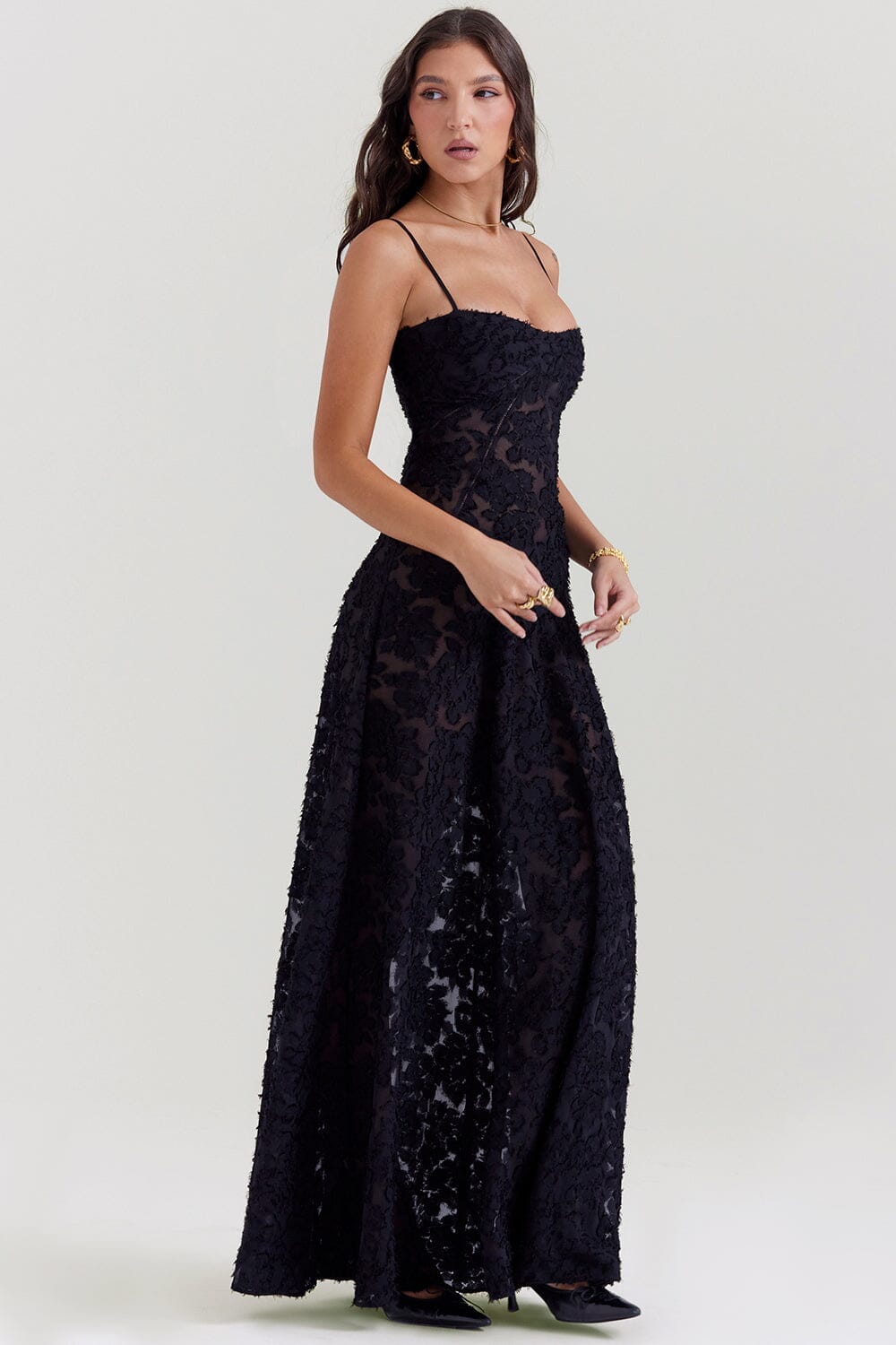 Serena | Elegant Long Dress for Weddings and Events