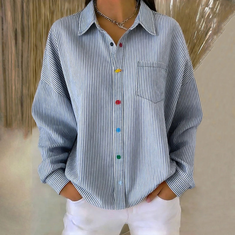 Relaxed Striped Blouse