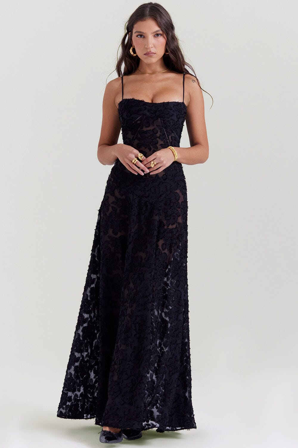 Serena | Elegant Long Dress for Weddings and Events