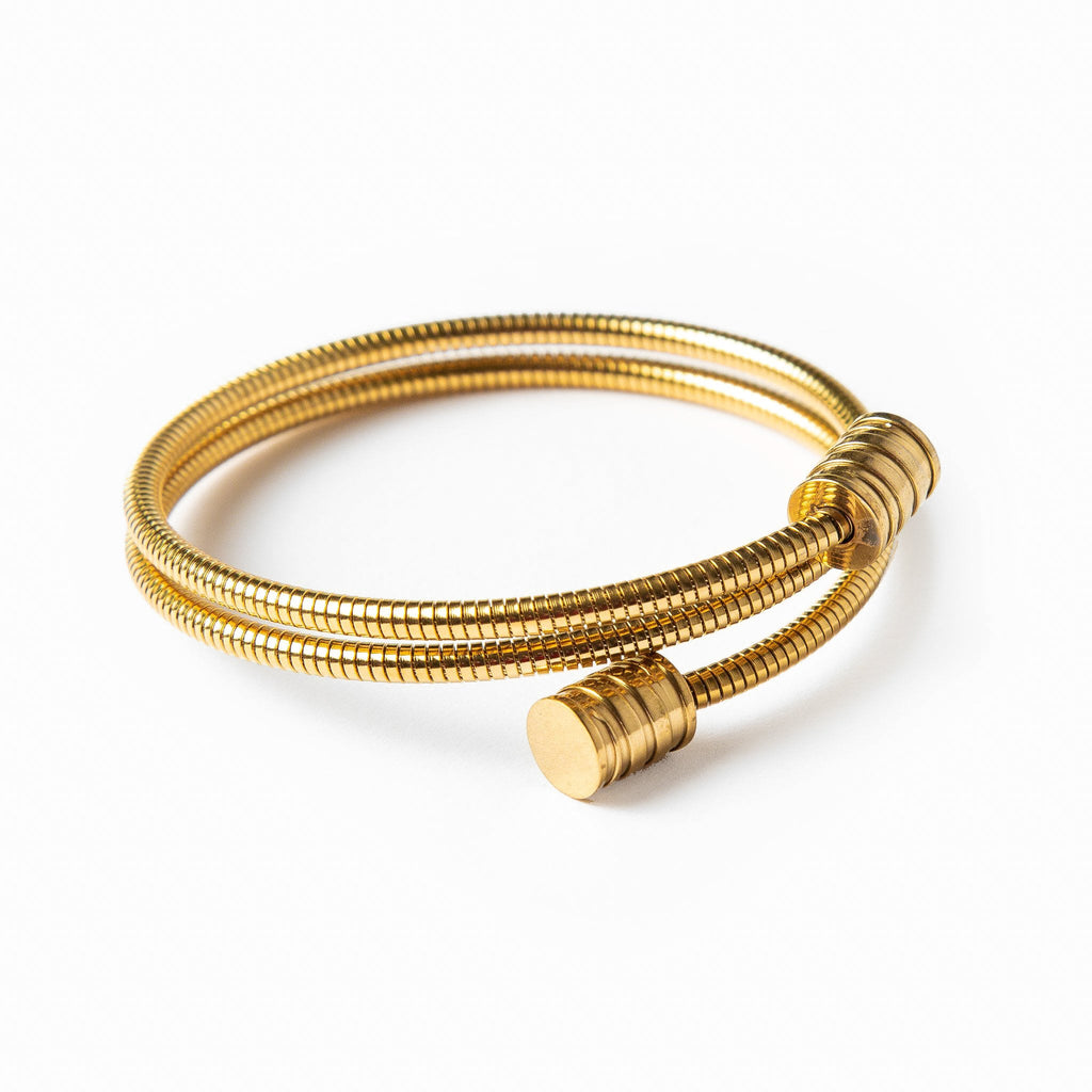 Golden Twisted Bangle