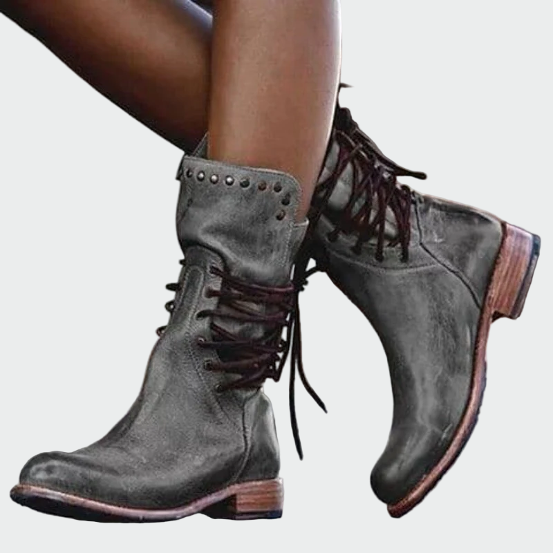 Milica | Leather Shoes with Buttons for Elegance and Comfort for Everyday Wear