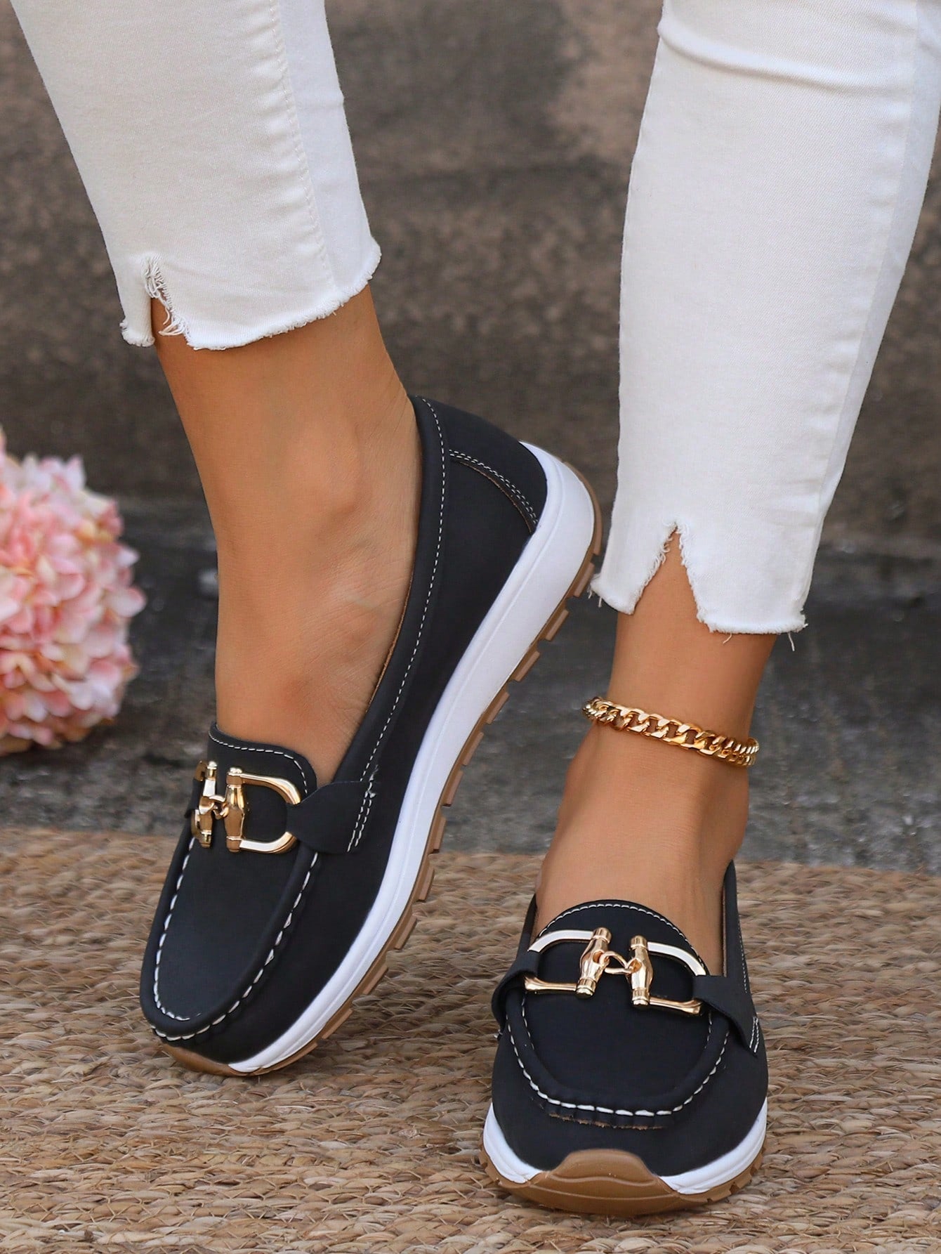 Ellie | Flat Sanga Loafers