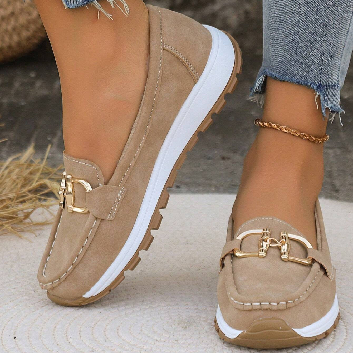 Ellie | Flat Sanga Loafers