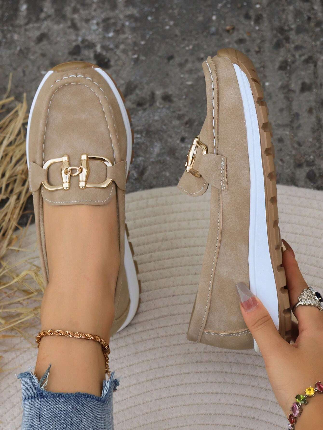 Ellie | Flat Sanga Loafers