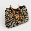 Krista | Leopard Print Canvas Tote
