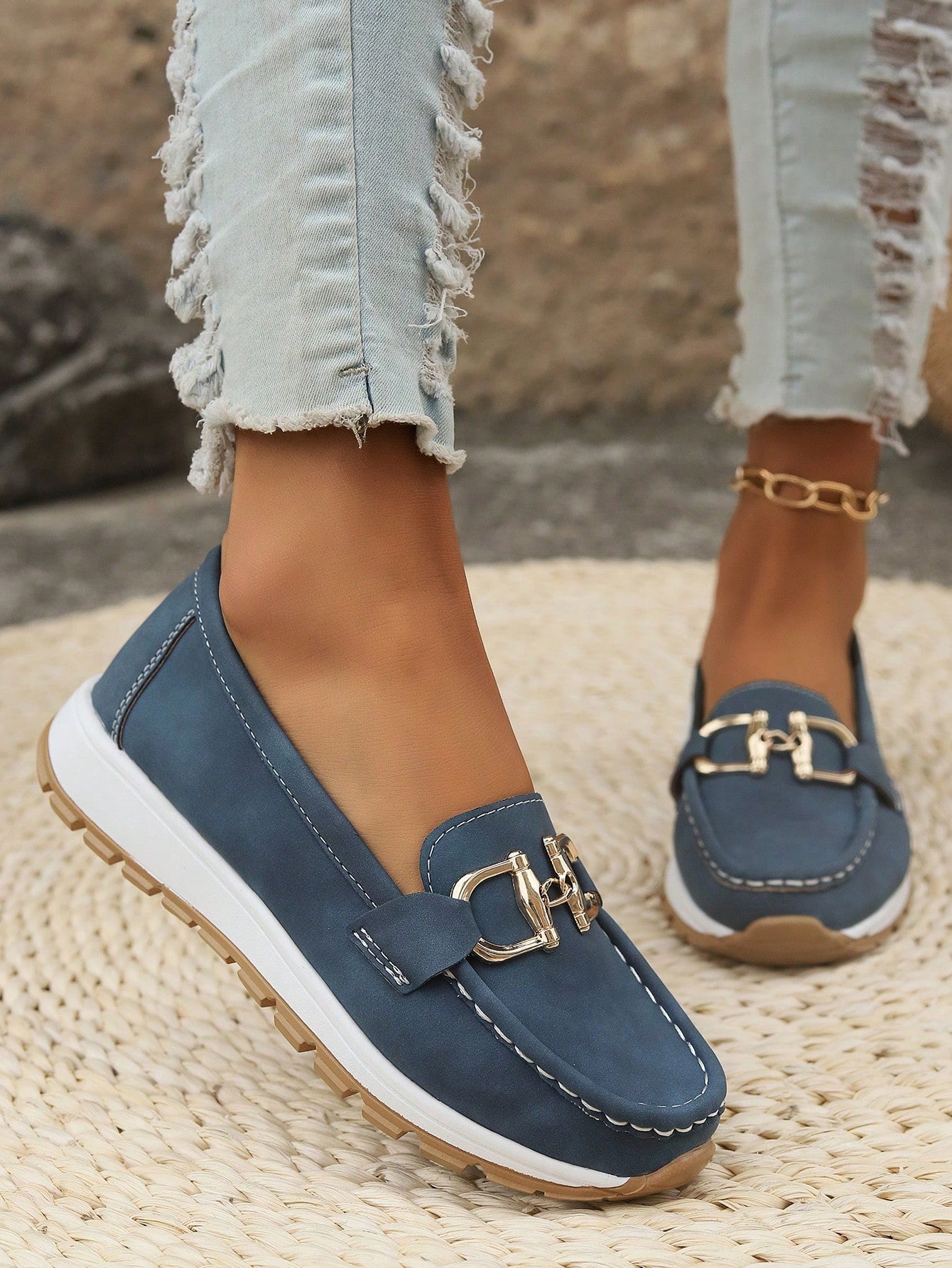 Ellie | Flat Sanga Loafers