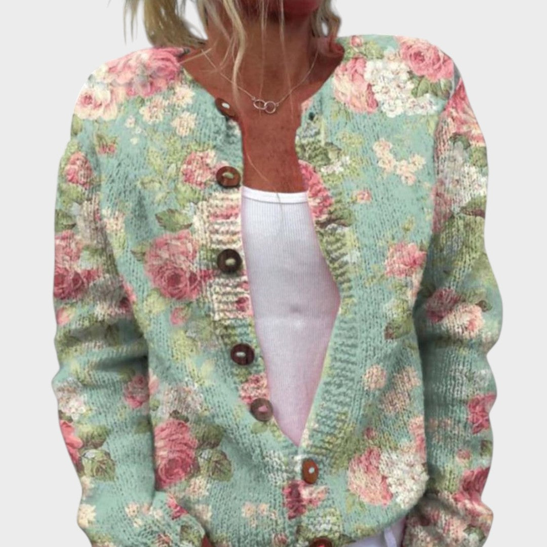 Vera | Autumn Floral Cardigan
