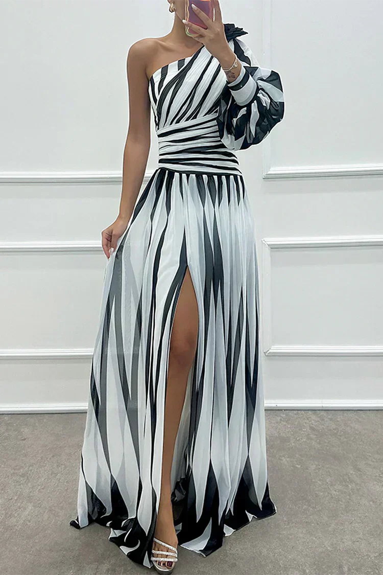 Fenna | Elegant Long Dresses with One Shoulder