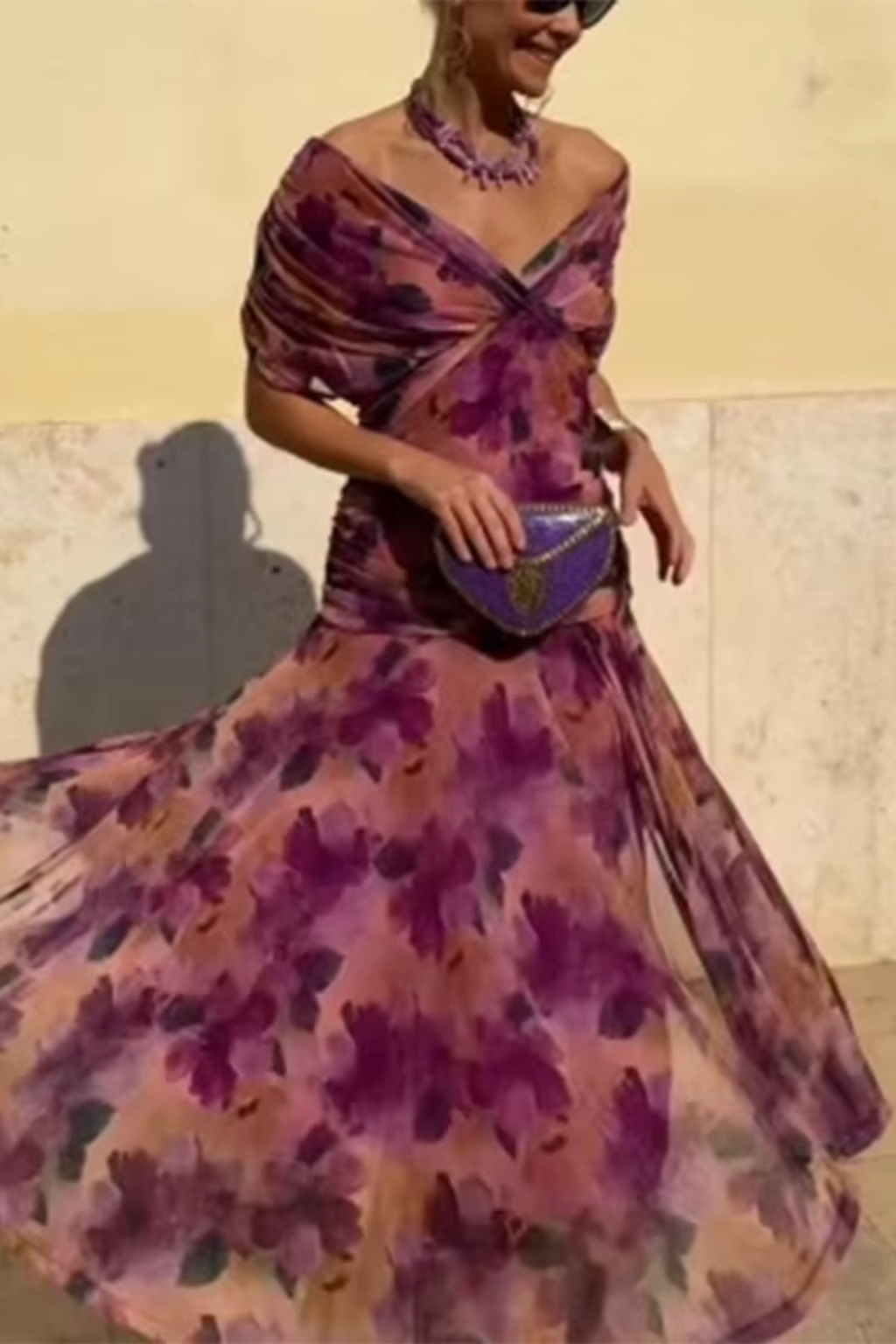 Hendrika | Coral Evening Dress