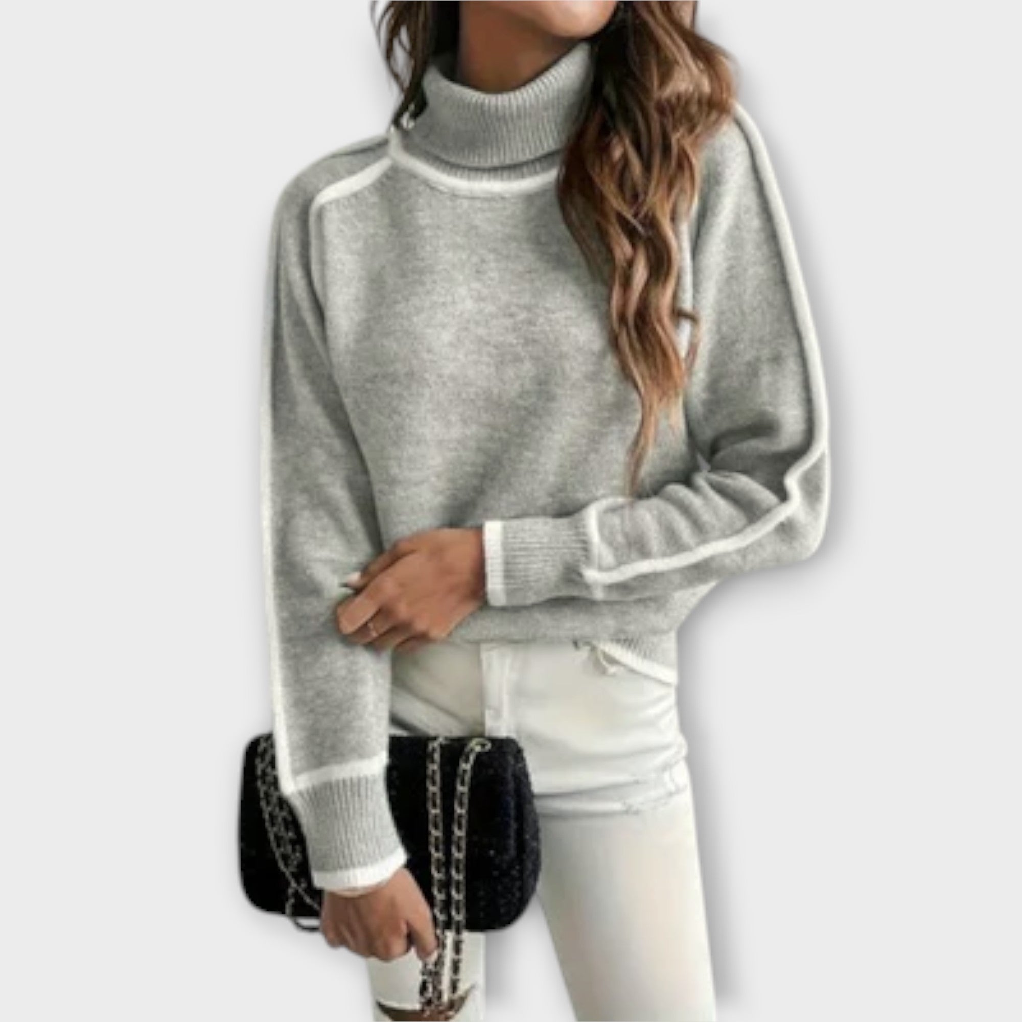 Aurora | Comfortable High Neck Sweater