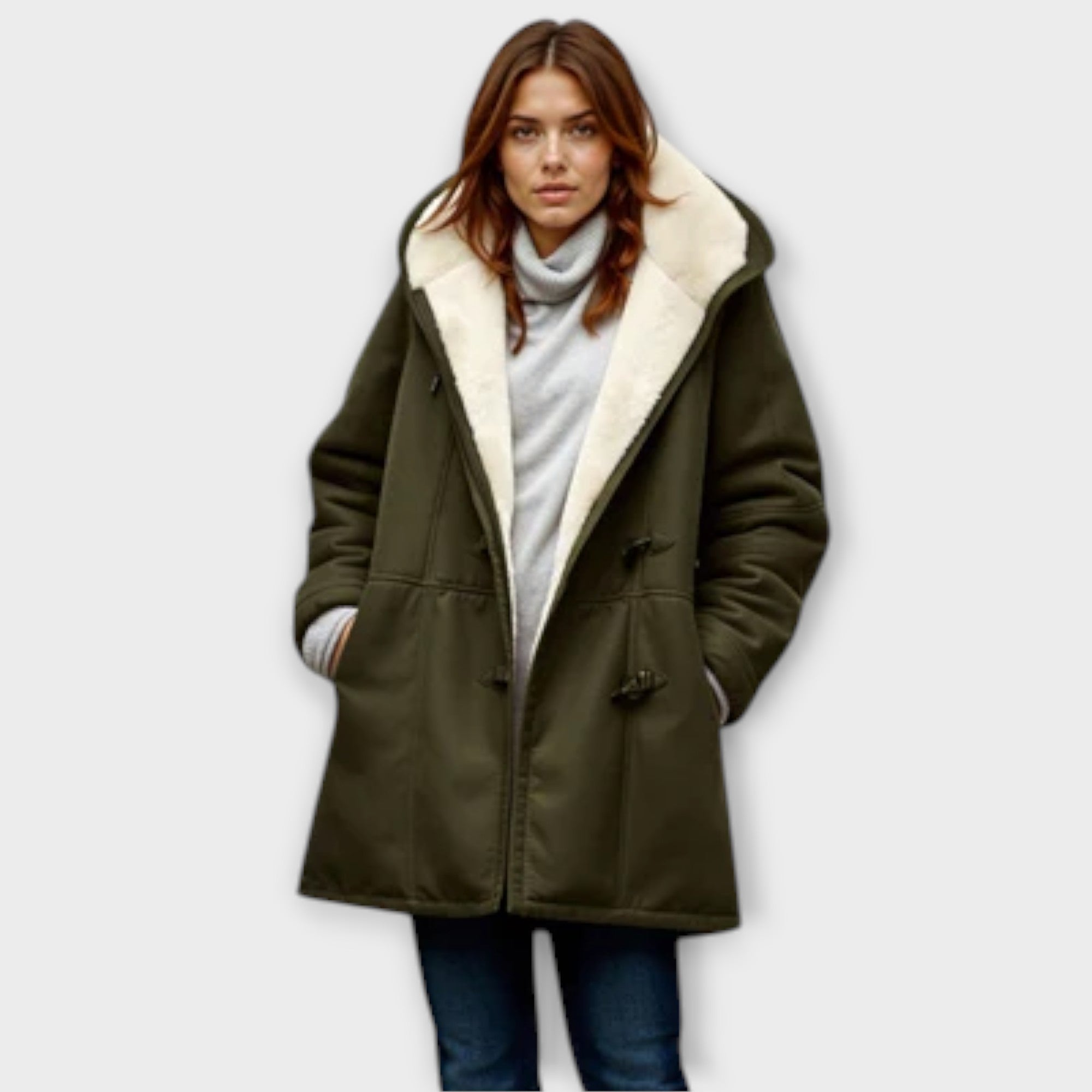 Antonia | Comfortable fleece-lined coat
