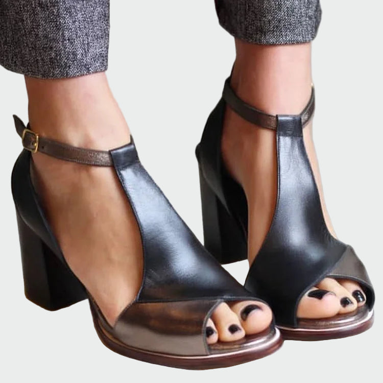 Aurelia | Elegant Low Heeled Sandals
