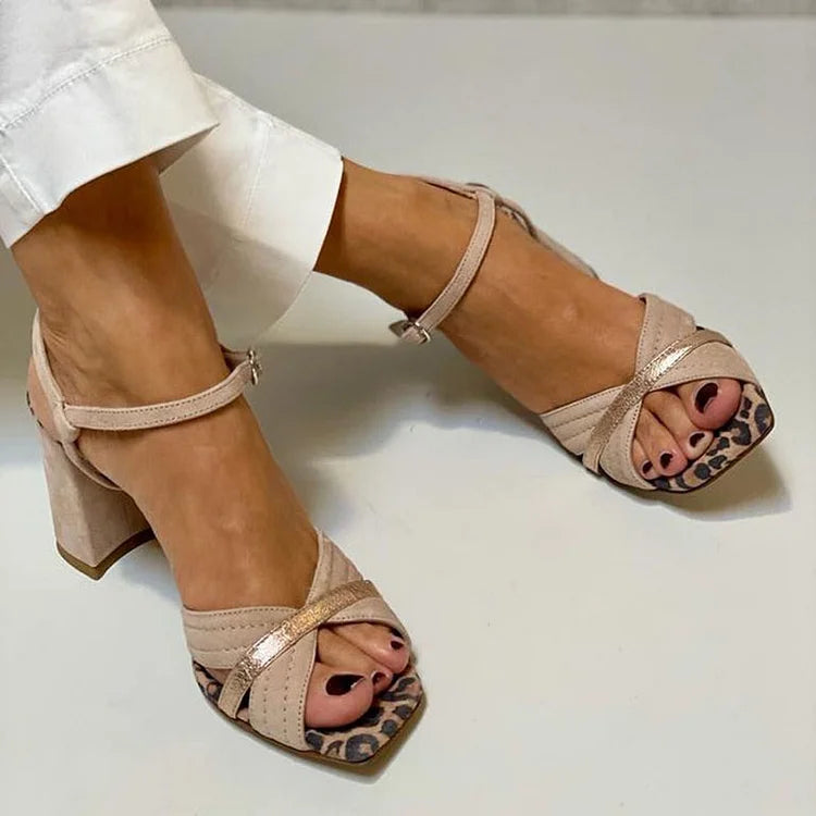 Lorrie | Cross-Strap Heels