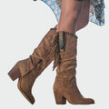 Nada | Leather boots for everyday wear, stylish and durable
