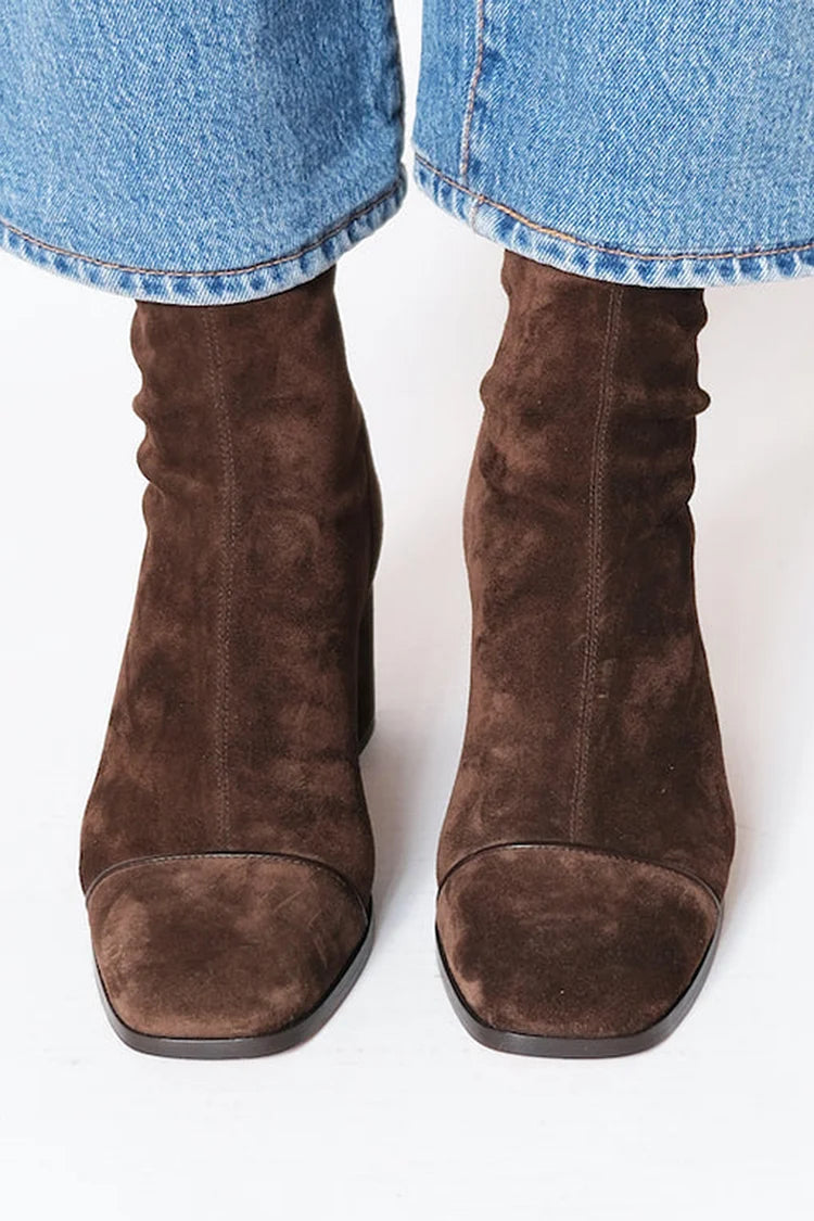Iza - Square-Toed and Heeled Women's Shoes
