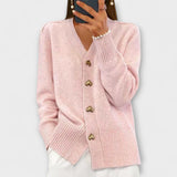 Marij | Women's V-Neck Jumper - Vintage Style Décolleté