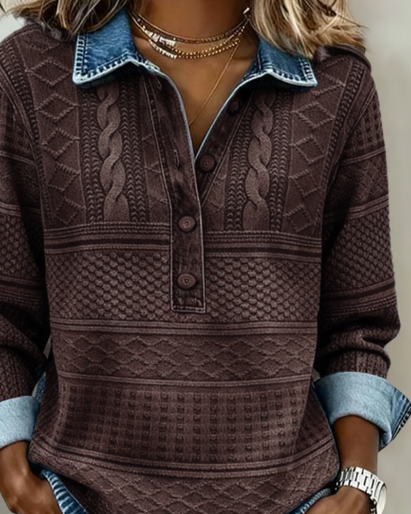 Modern Polo Neck Jumper