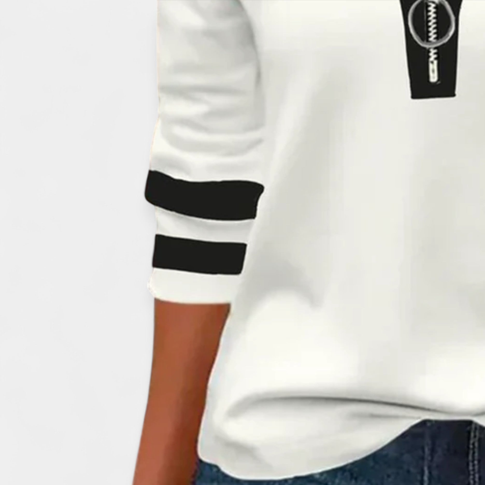 Layla | Long Sleeve Blouse with Zip