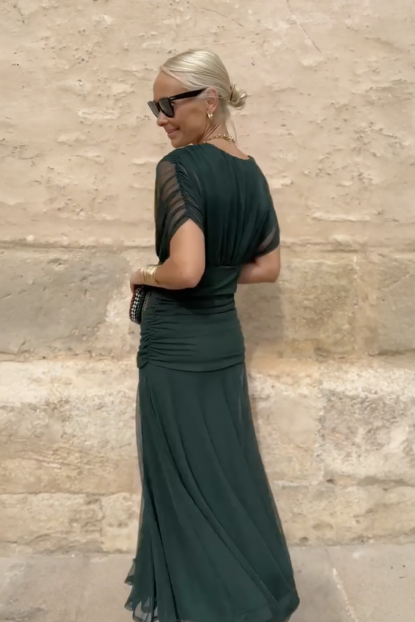 Louise | Elegant Maxi Dress with V-Neck