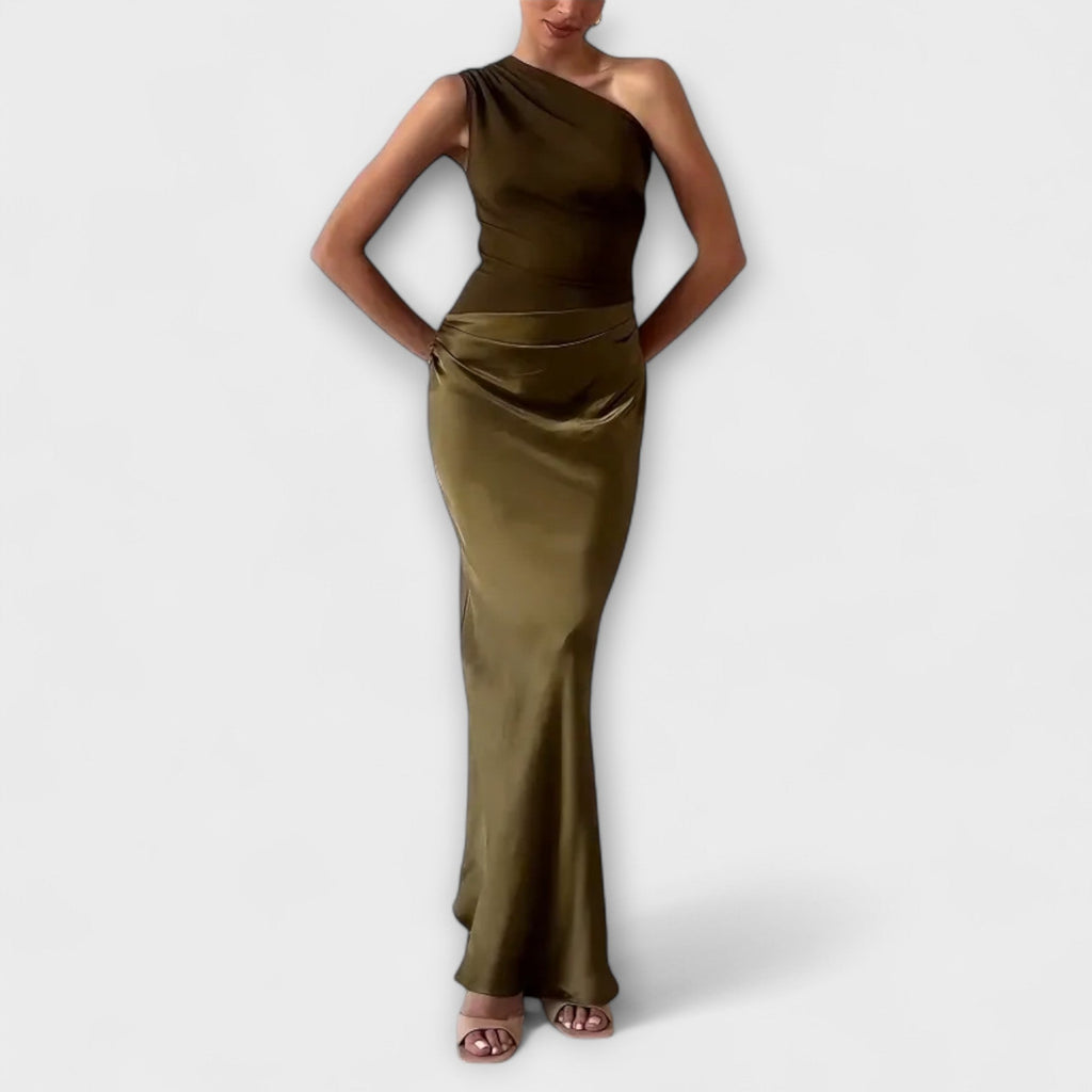 Ariana | One-Shoulder Maxi Dress