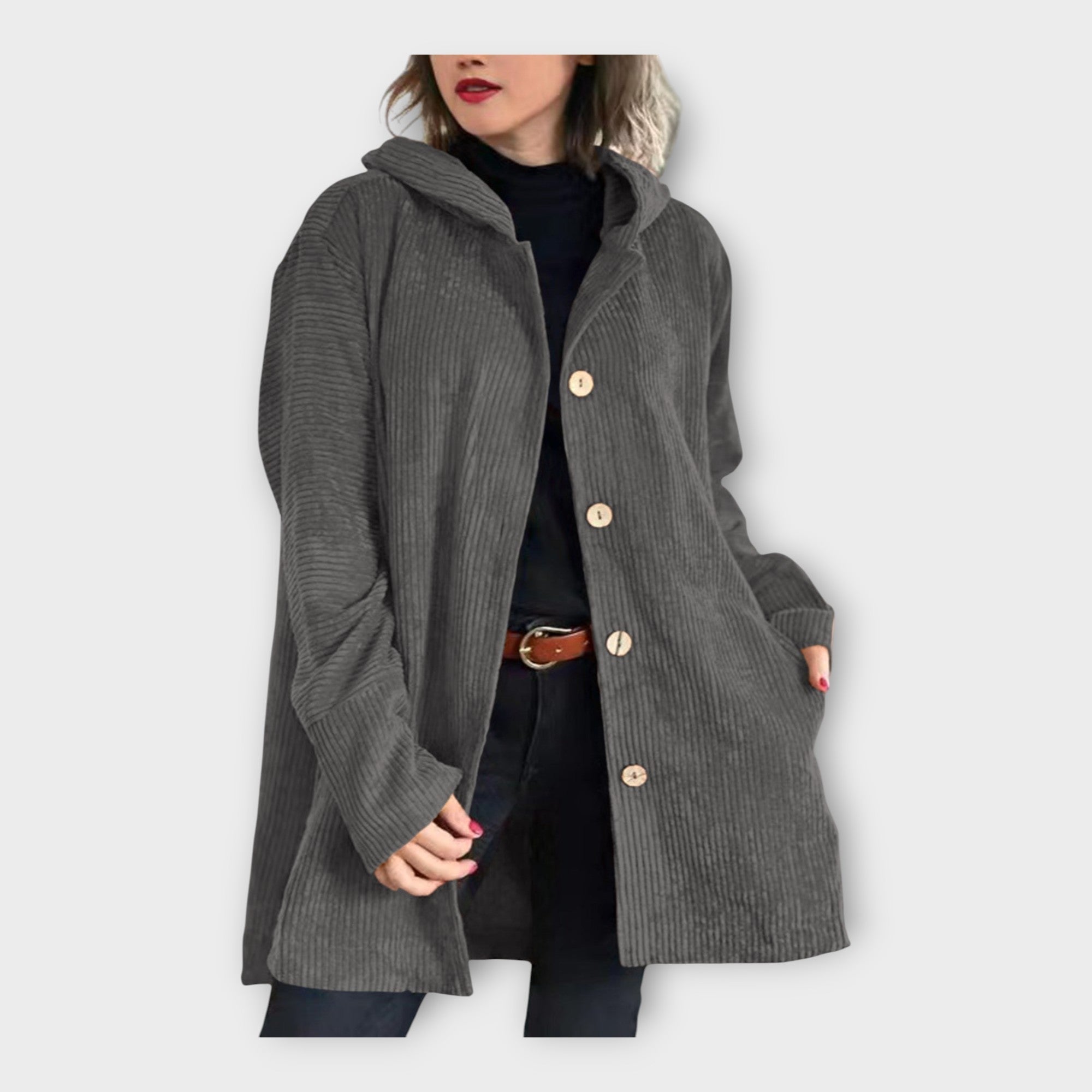 Liis | Long Casual Hooded Jumpsuits