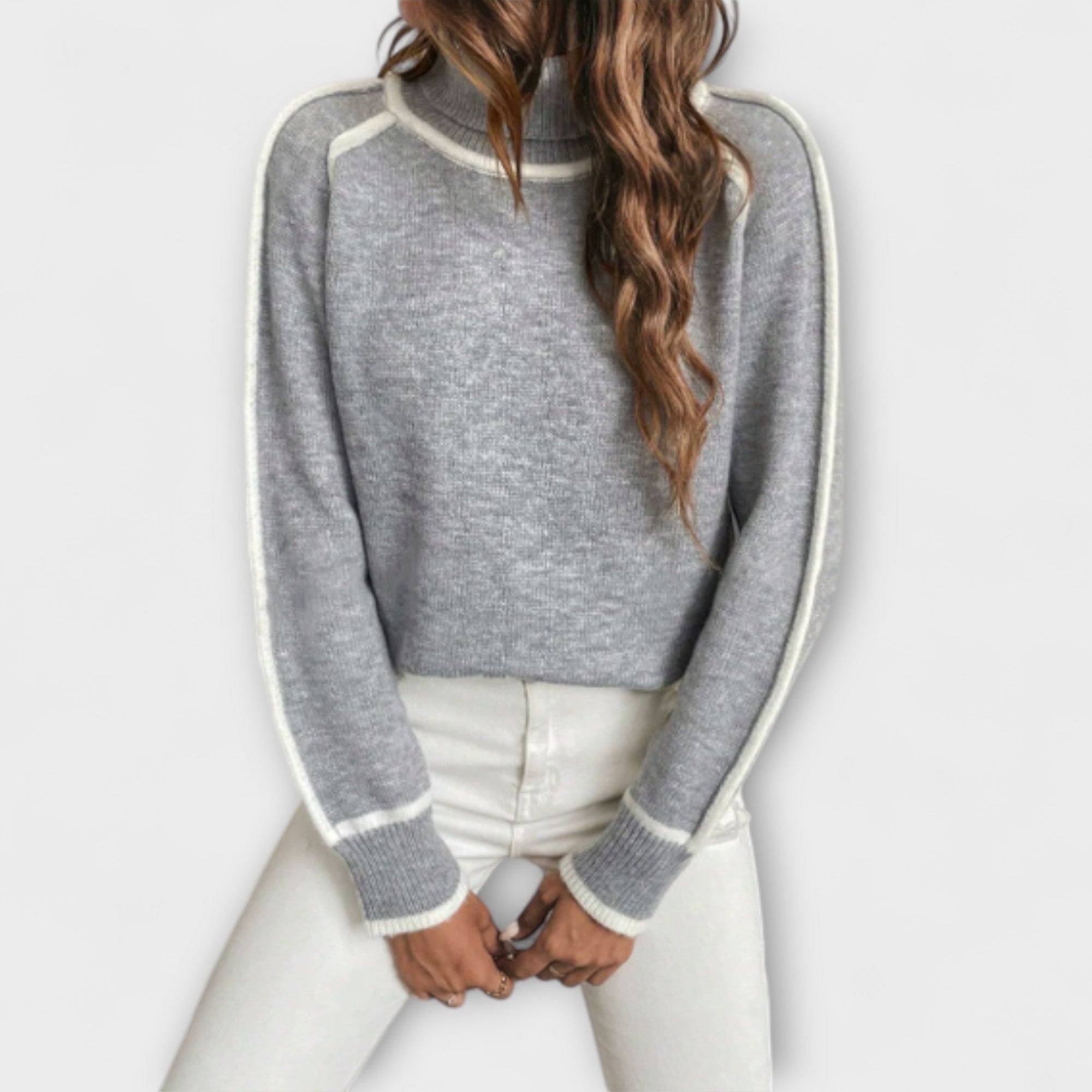 Aurora | Comfortable High Neck Sweater