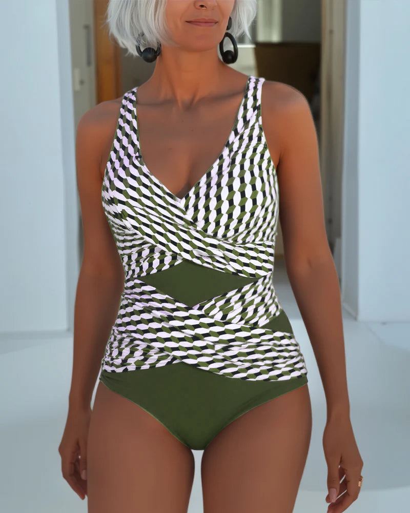 Ashley | Cross-Back Swimsuit for Casual Resort Wear