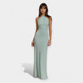 Filipa | Maxi Dress with Lipstick Collar