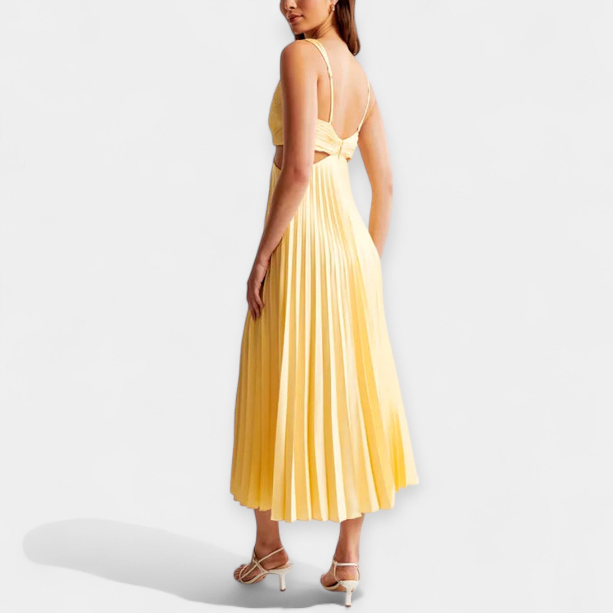Adriana | Pleated Maxi Dress