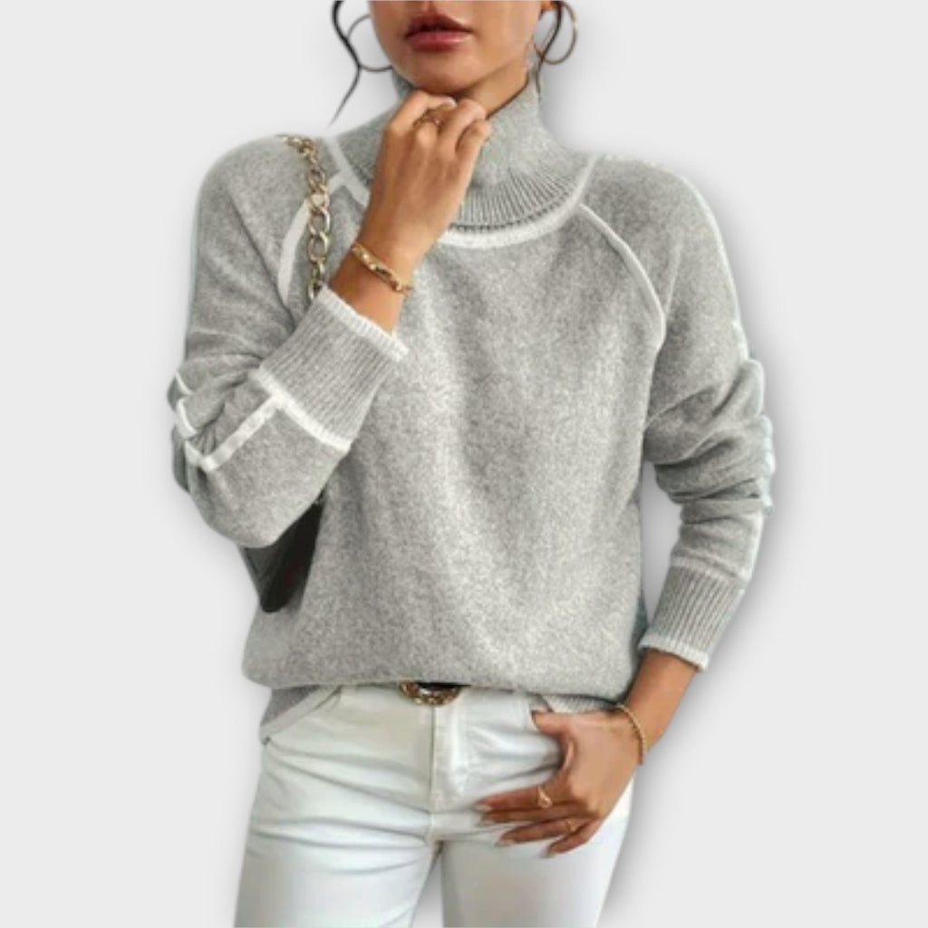 Aurora | Comfortable High Neck Sweater