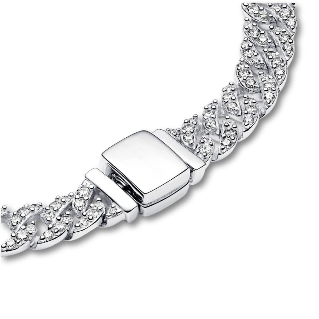 Cuban Bracelet with Moissanite