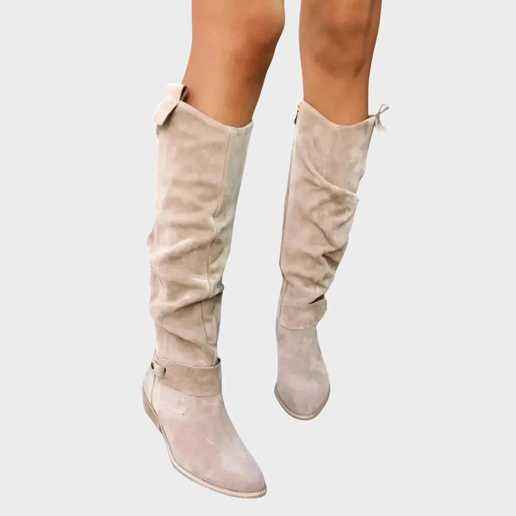 Tila | High Leather Calf Boots