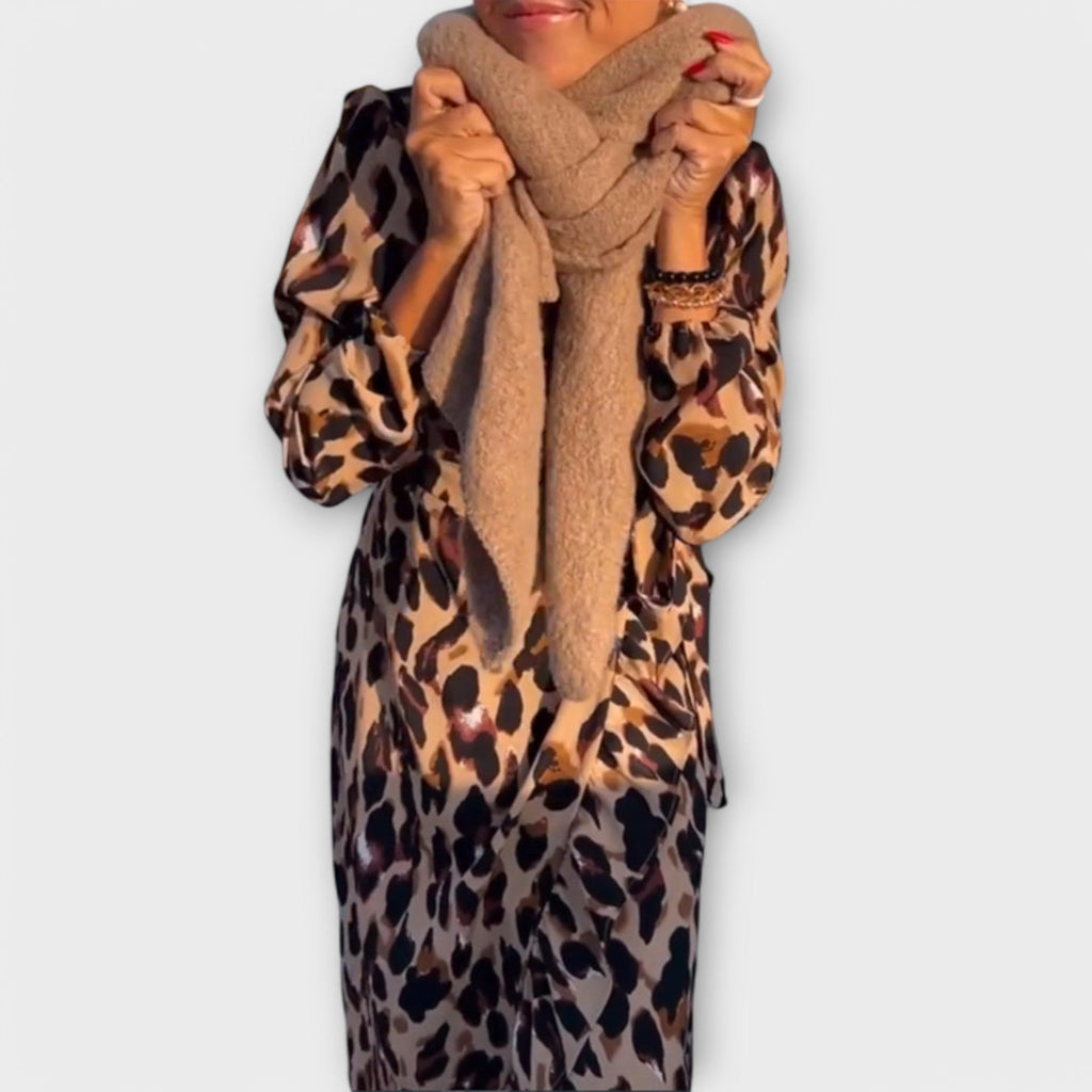 Emília | Leopard Print Daily Dress
