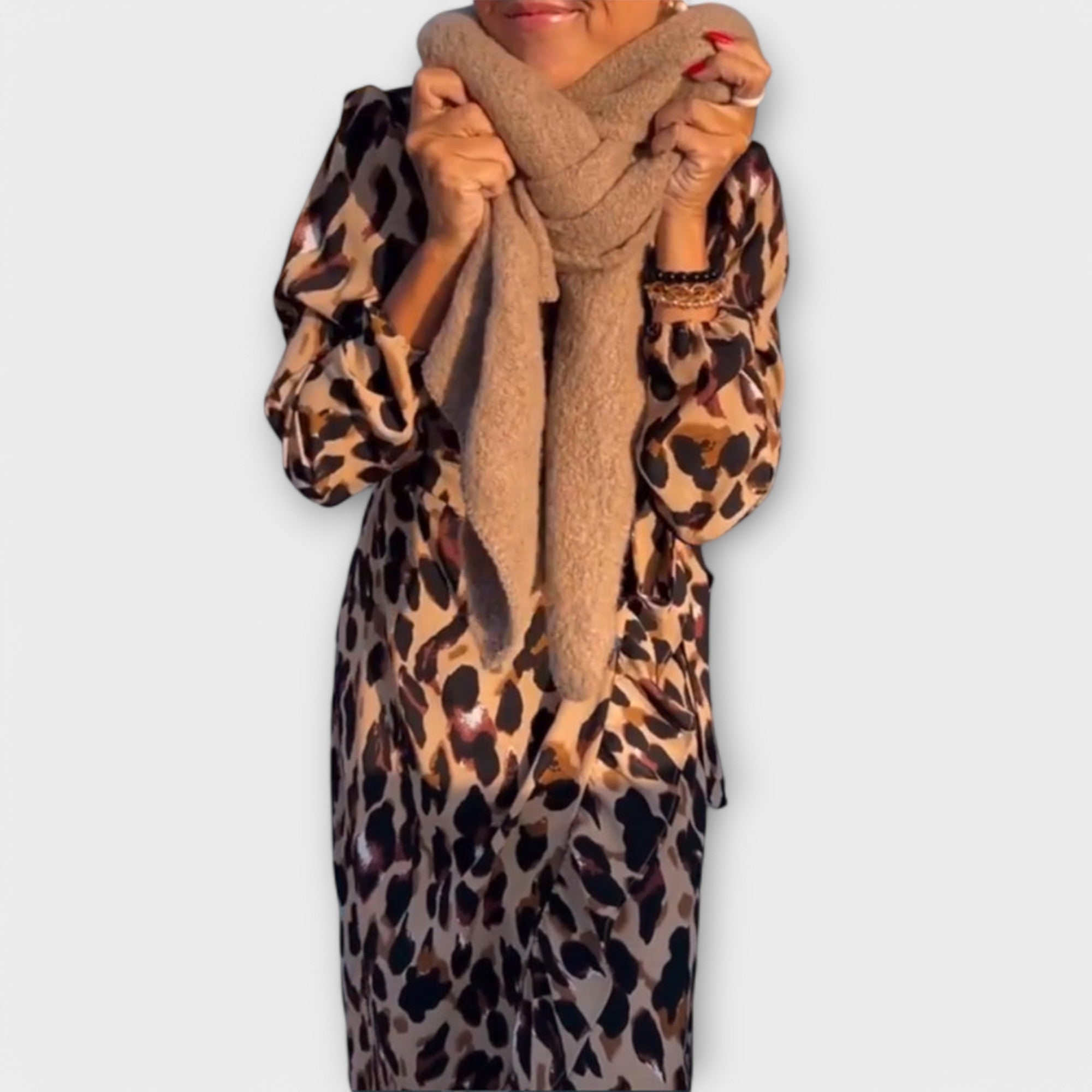 Emília | Leopard Print Daily Dress