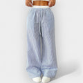 Nerea | Striped Wide Trousers