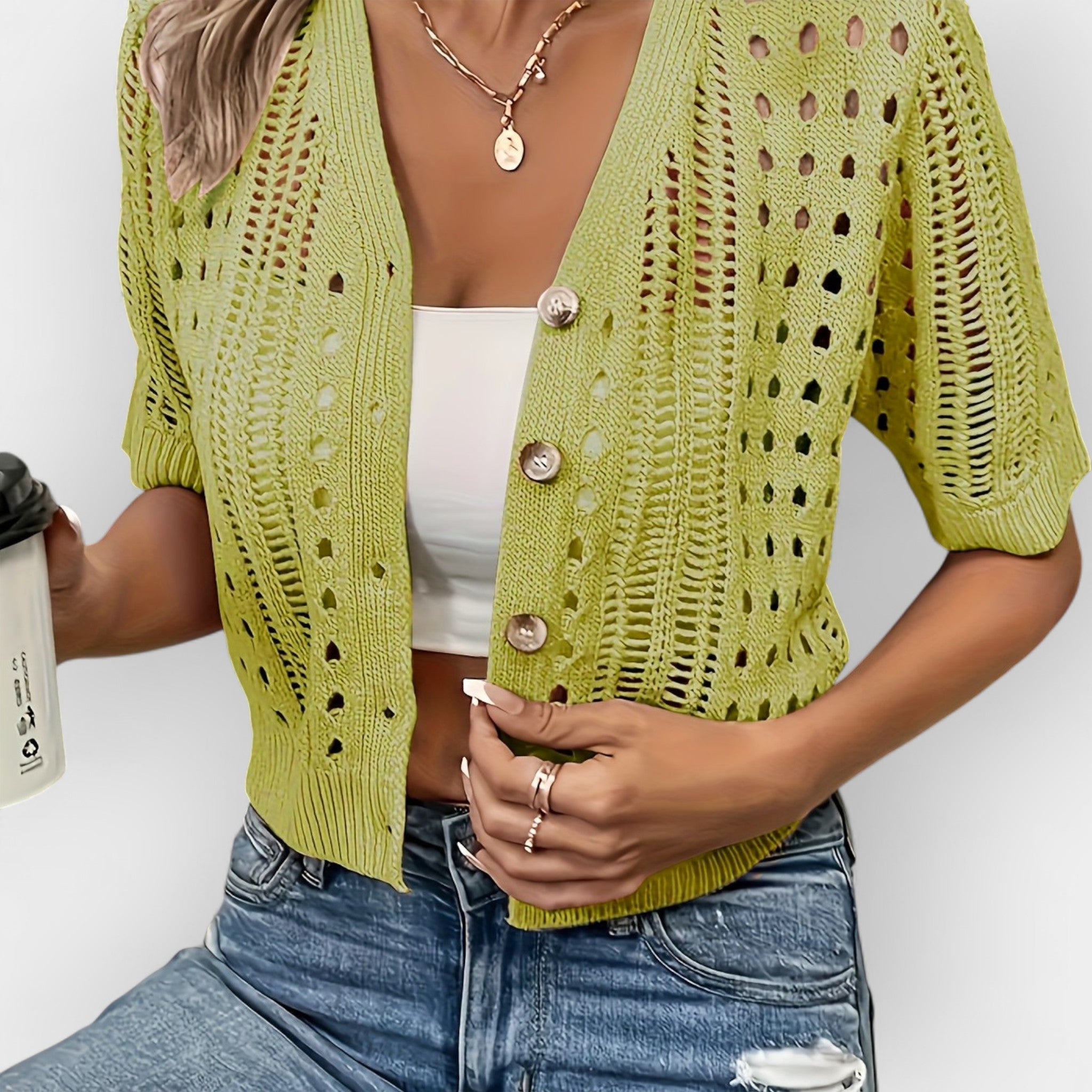 Daria | Short-Sleeved Summer Cardigan