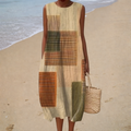 Comfortable Summer Dress Without Sleeves