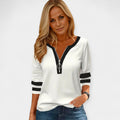 Layla | Long Sleeve Blouse with Zip