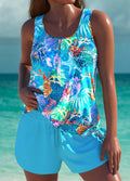 Trudy – Elegant tankini with a tummy control effect and matching shorts