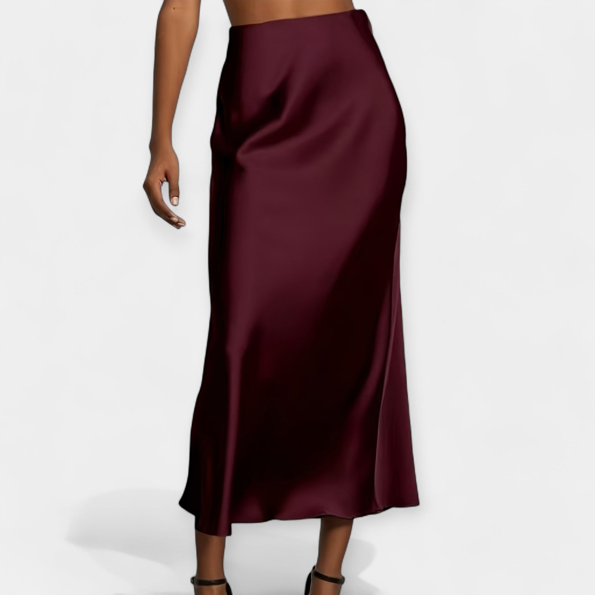 Lorena | High-Waisted Midi Skirt