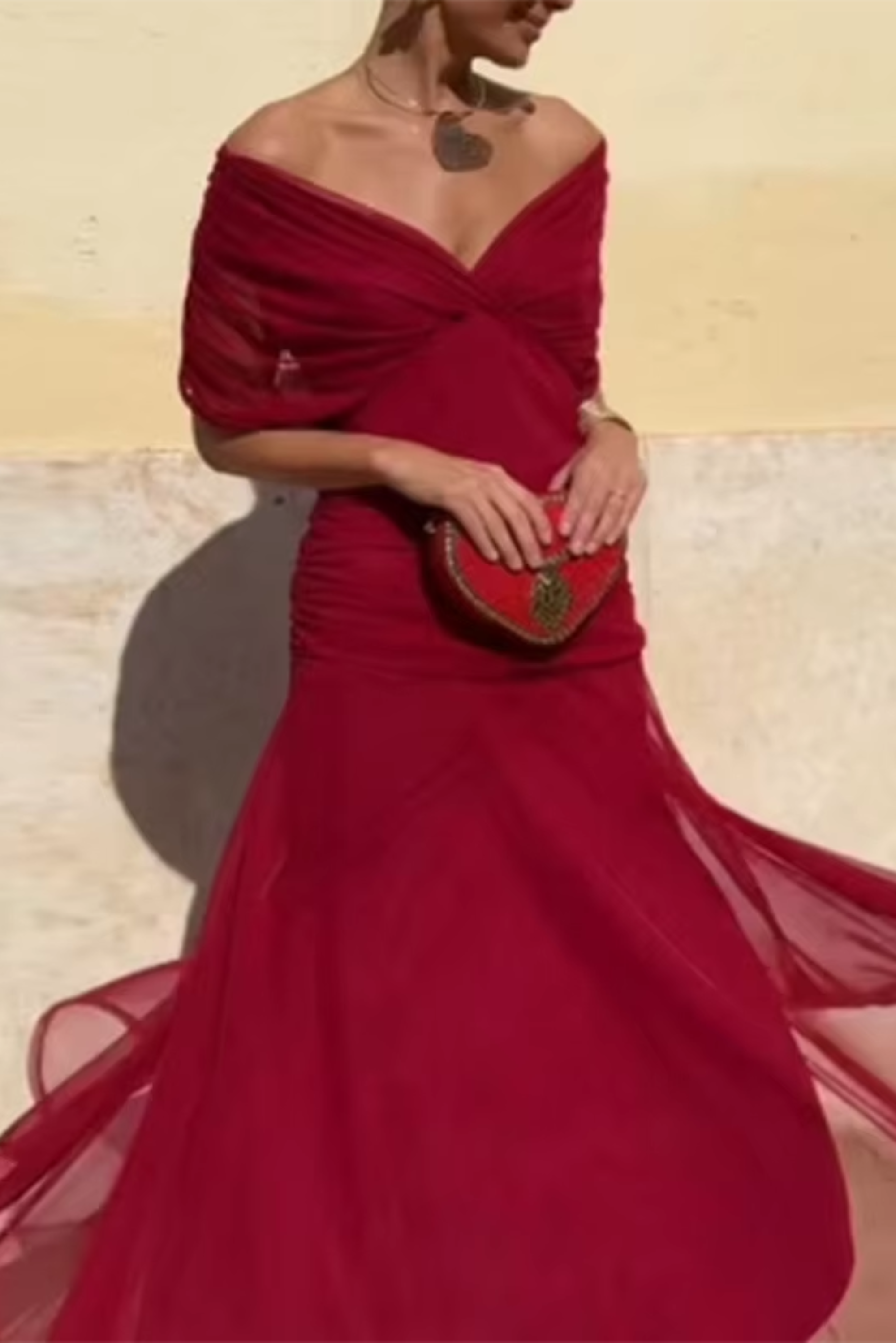 Louise | Elegant Maxi Dress with V-Neck