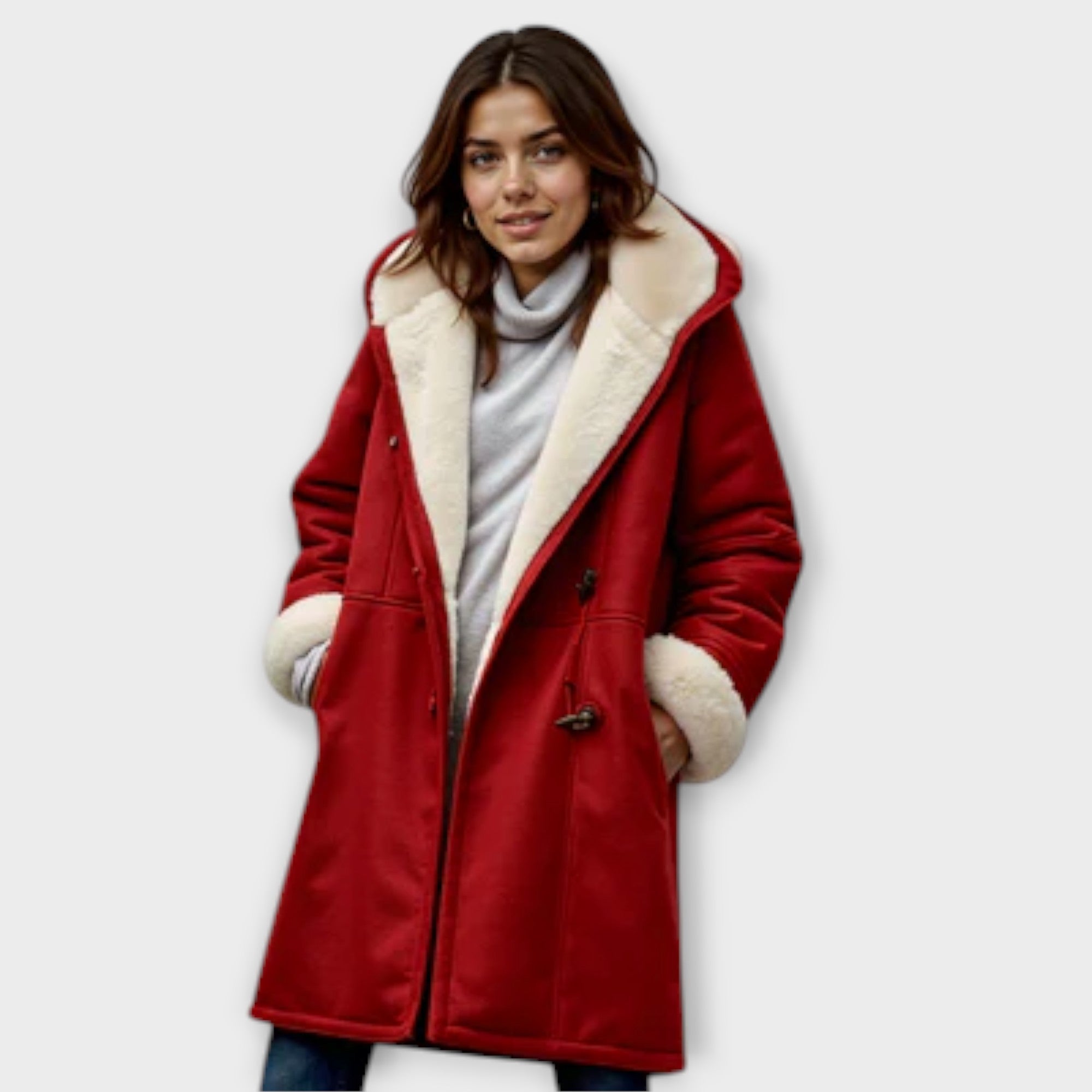 Antonia | Comfortable fleece-lined coat